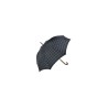 Paraguas Negro/Cuadros Pertegaz Hombre Largo y Automático